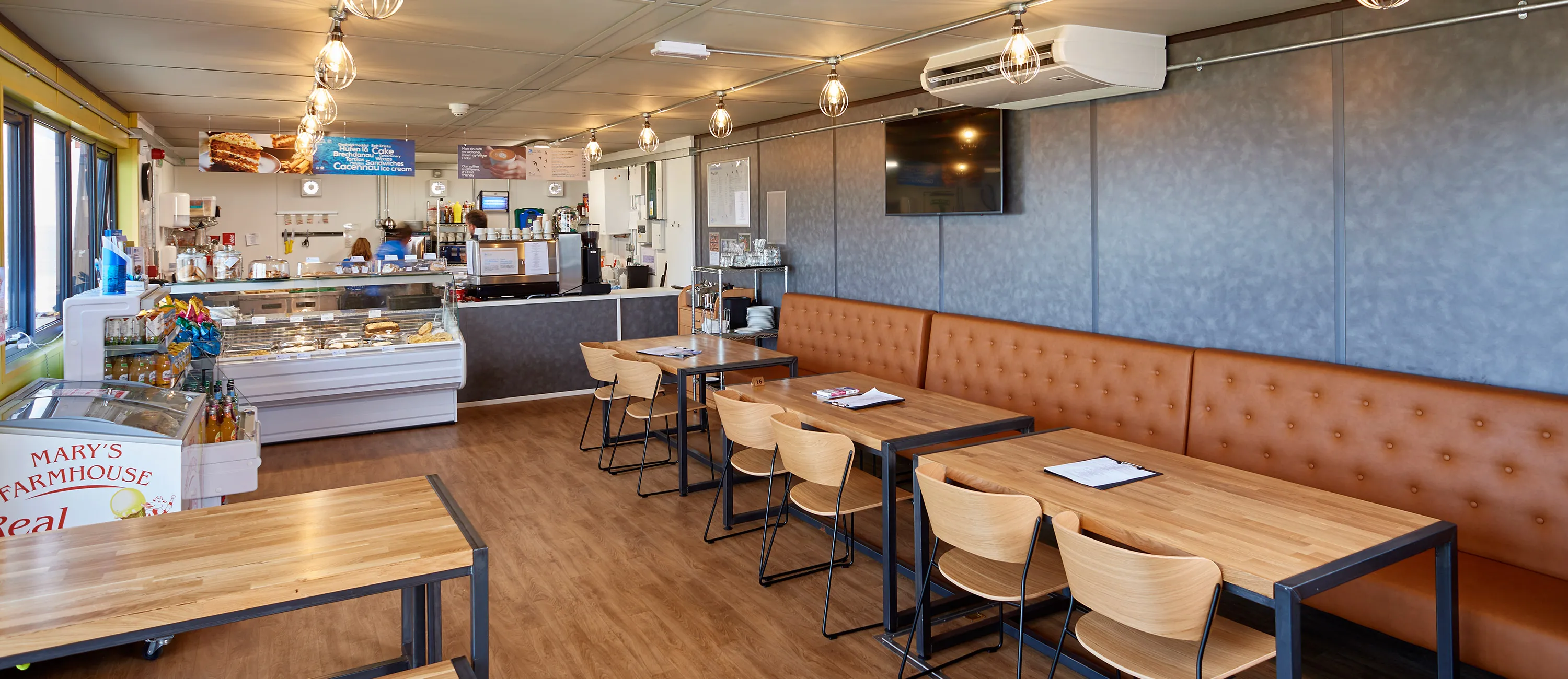 Cafe container conversion completed