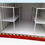 Internal View of Chemical Storage Container