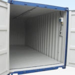 Bunded Chemical Storage Container 20ft. Doors Open.