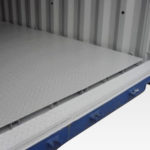 Detail view of inside a chemical storage container