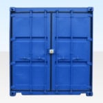 10ft Bunded Store for Hire. Doors Closed.