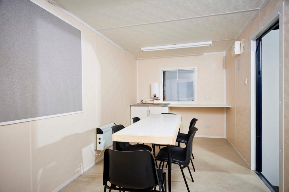 16ft Steel Canteen Cabin for Sale in the UK Portable Space