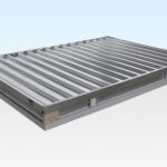 3m Flat Pack Galvanised Store. Not Assembled.