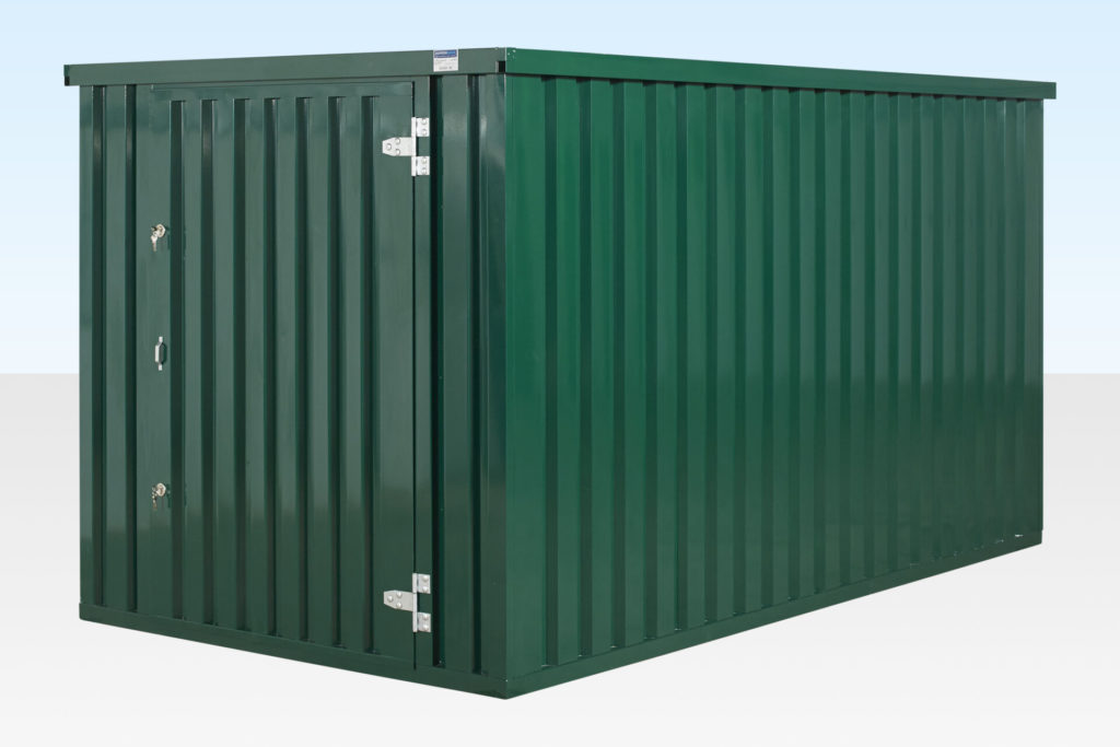 4m x 2.1m Flat pack storage container for sale UK