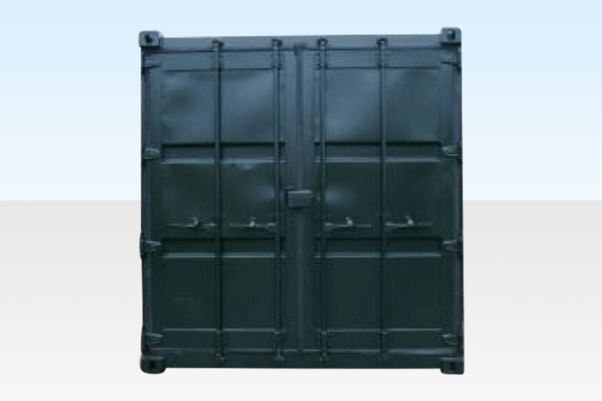 337 - 10ft Cut Down Used Container End Doors 10ft Shipping Container for Sale. Used. External View of End Doors.