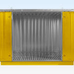 3m Flat Packed Bunded Store - Doors Open