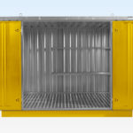 Flat Pack Chemical Store including shelving