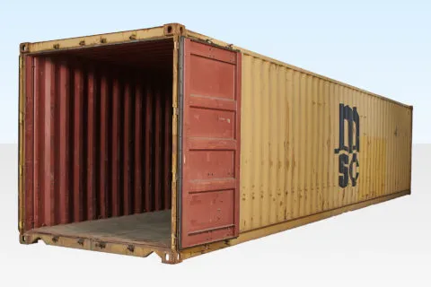 40ft Standard Used Shipping Container