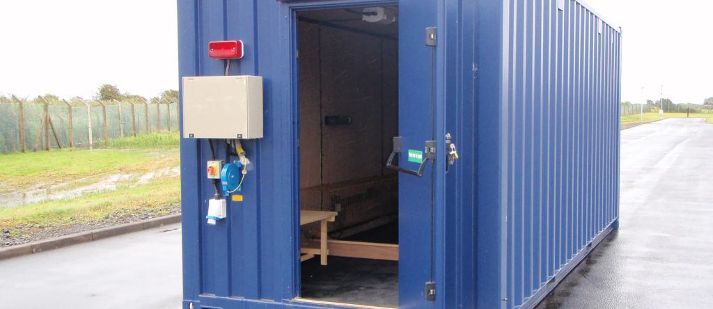 Converted Shipping Container for MOD Use | Portable Space