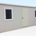 White 6m flat packed office