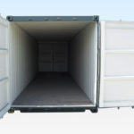 30ft Shipping Container. End Doors Open