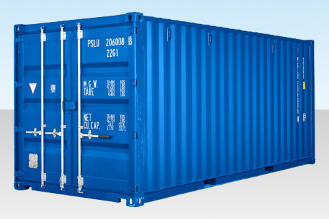 New Shipping Container for Sale - 20ft Blue RAL 5010