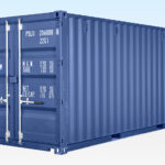 New 20ft Shipping Container for Sale - Dark Blue RAL5013