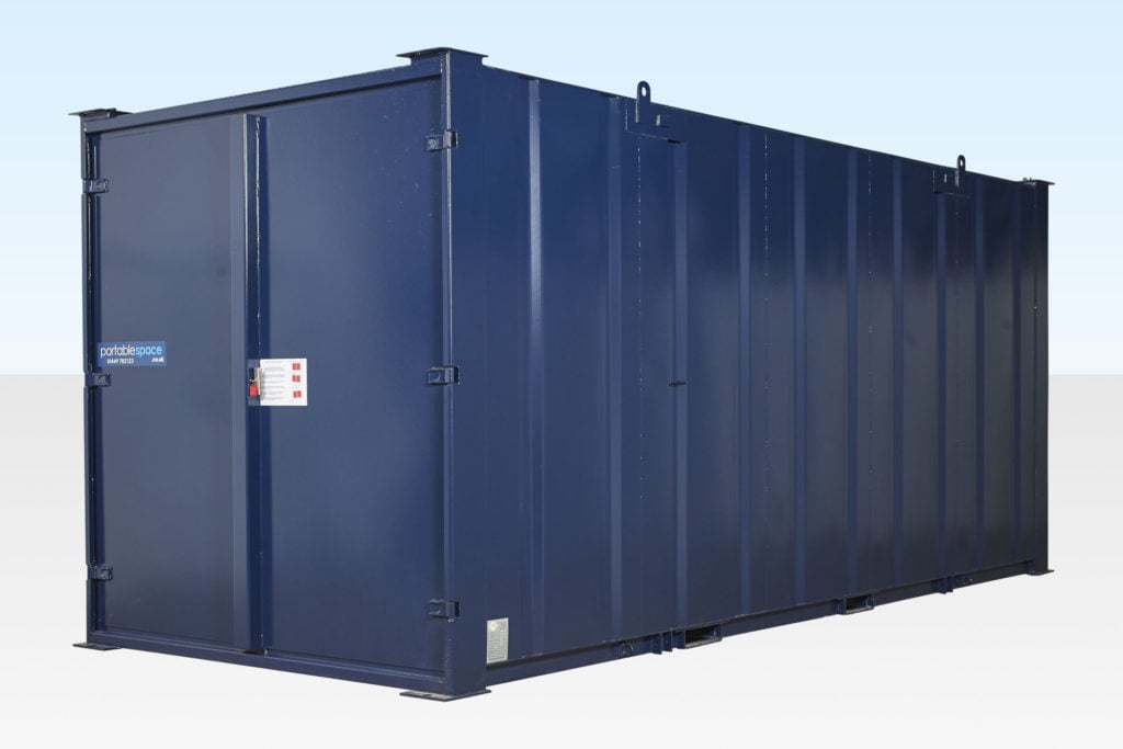 20ft x 8ft Steel storage hire Secure store hire Portable Space