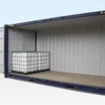 IBC Storage in Shipping Container