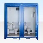 Hire Double Mains Toilet (RAL 5010)