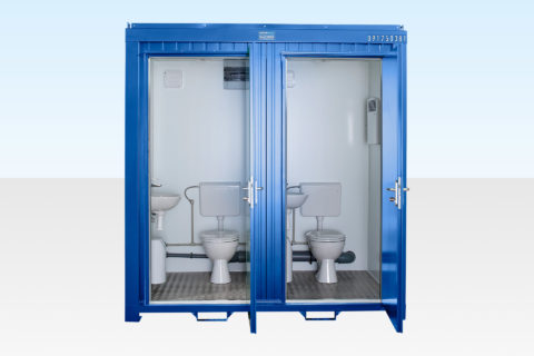 Hire Double Mains Toilet (RAL 5010)