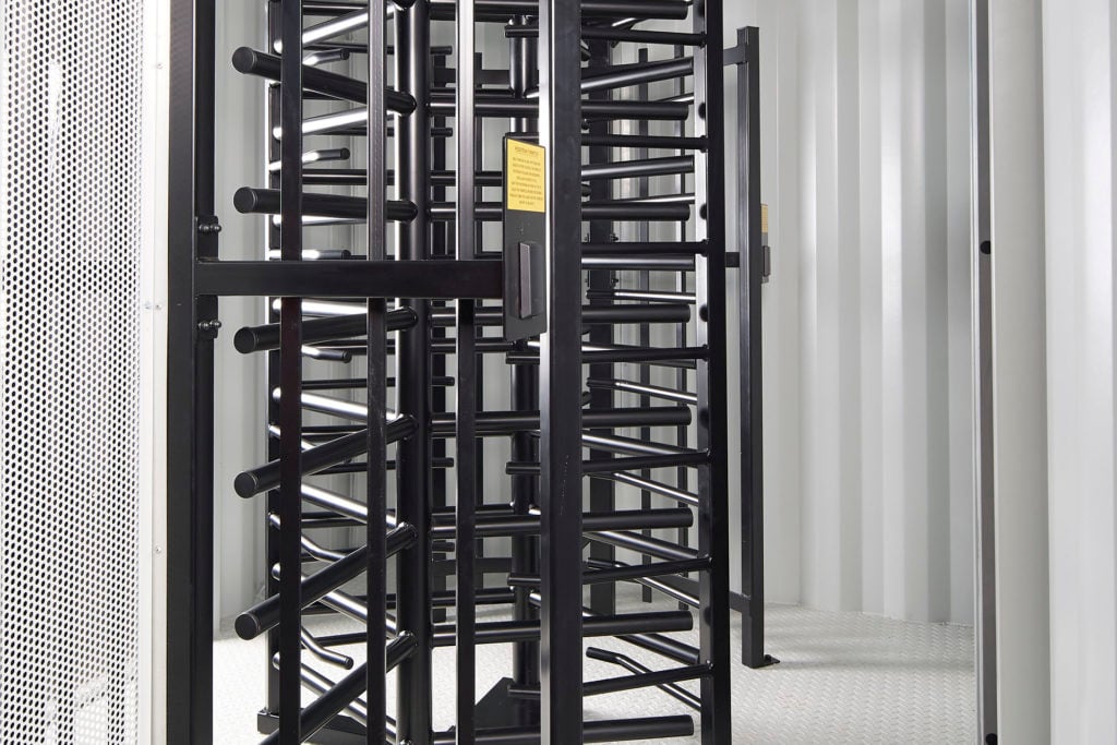 Turnstyle Rack Single Turnstile Unit for Hire in England - Portable Space
