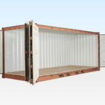 Open Side Shipping Container. 20ft Used. All Doors Open