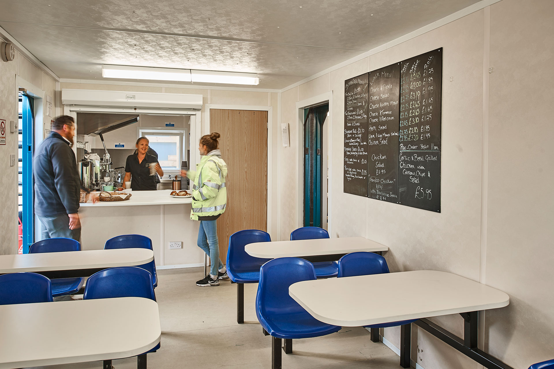 32ft HighSpec ECOlink canteen / kitchen cabin for sale UK Portable Space