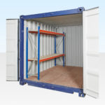 Container Racking for 10ft (Single Bay) Two Tier