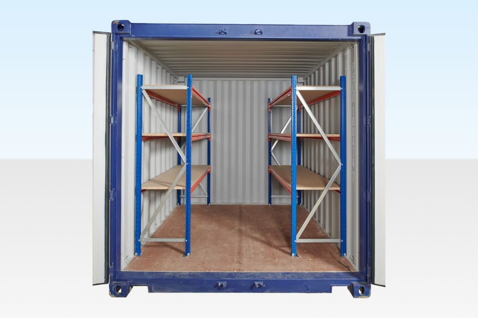 Container Racking 3Tier Single Bay Portable Space