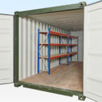 3-Tier Racking in a 20ft Container