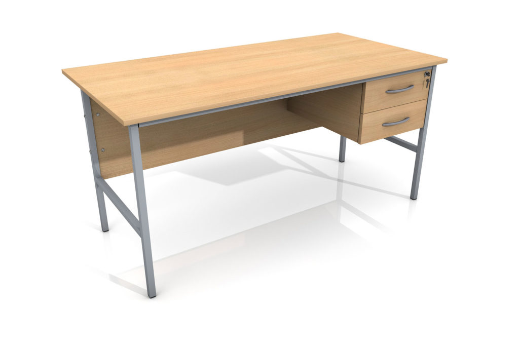 Single Pedestal Desk (1500mm) for Site Office Portable Space