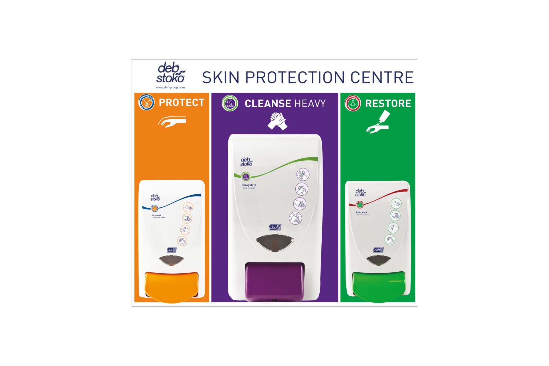 small-deb-board-for-site-toilets Small DEB Board Skin Protection Centre