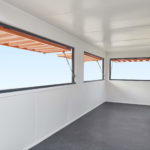 Interior of 20ft Cafe Container Conversion