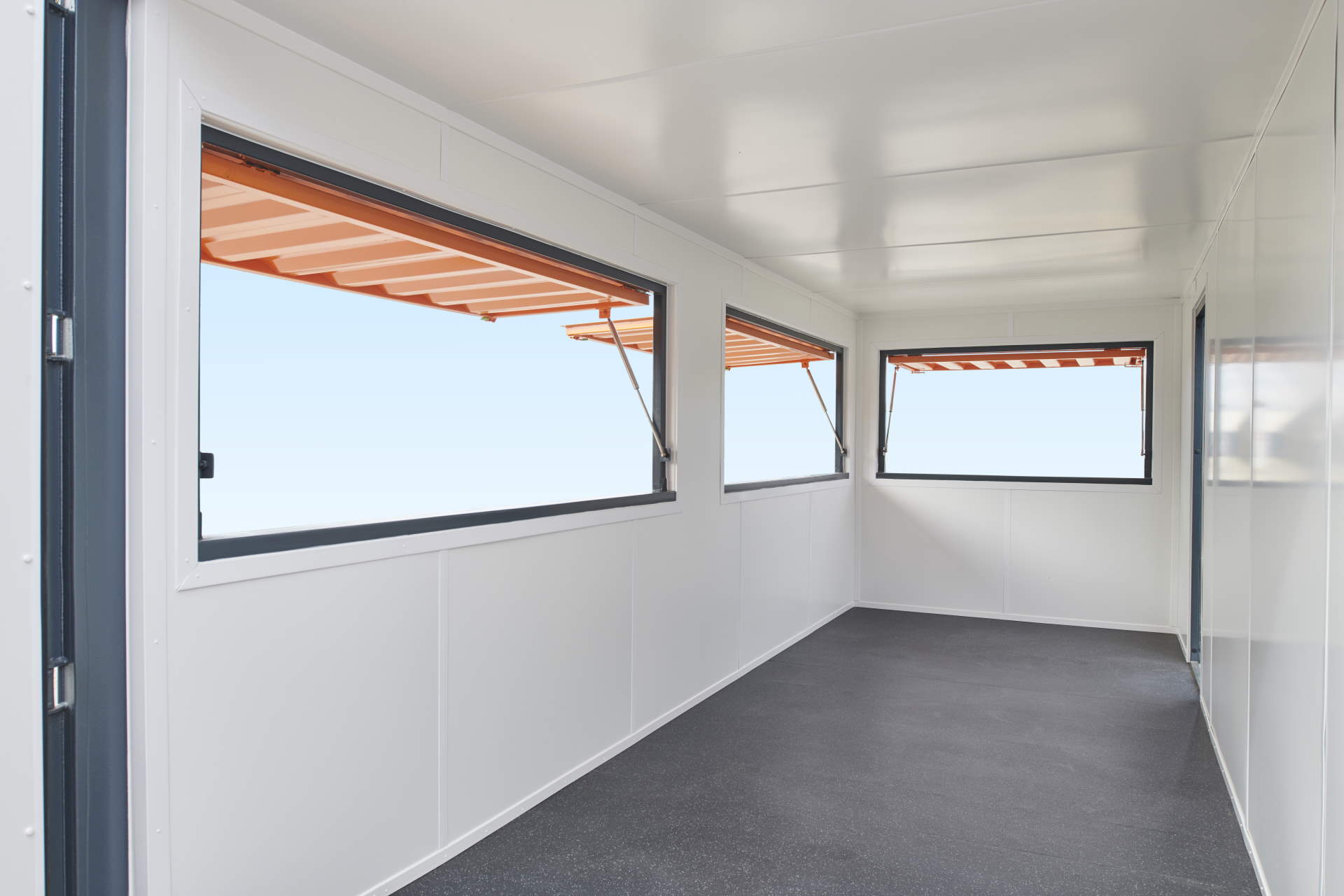 Interior of 20ft Cafe Container Conversion