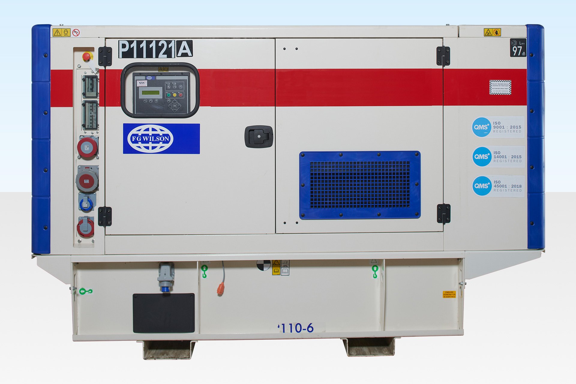 100kVA Generator with Distribution Board for Hire Portable Space