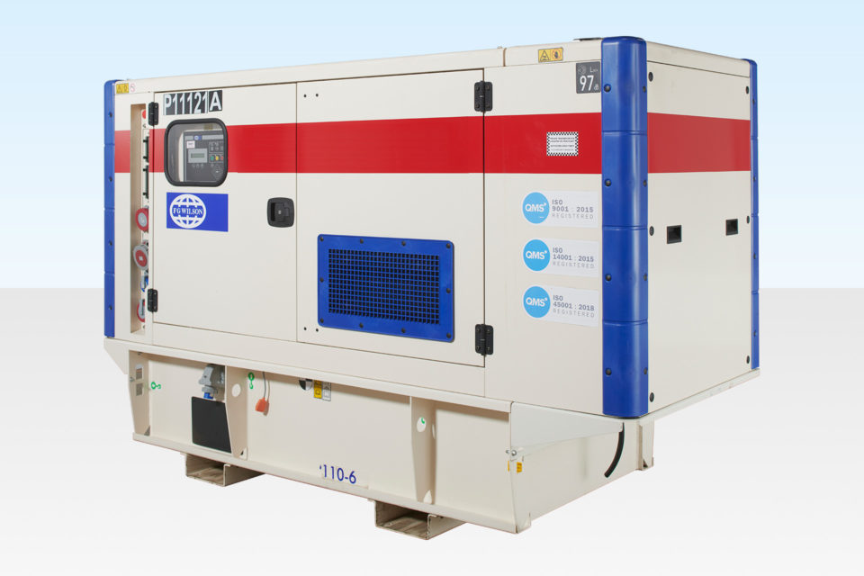 100kVA Generator with Distribution Board for Hire Portable Space