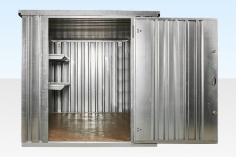 3m Flat Pack Container Shelving Bundle - Part-Length (Two Tier)
