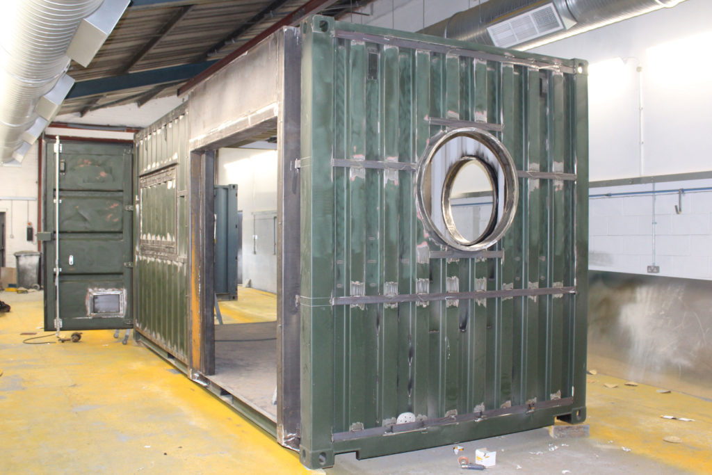 Stage 2 of a container conversion