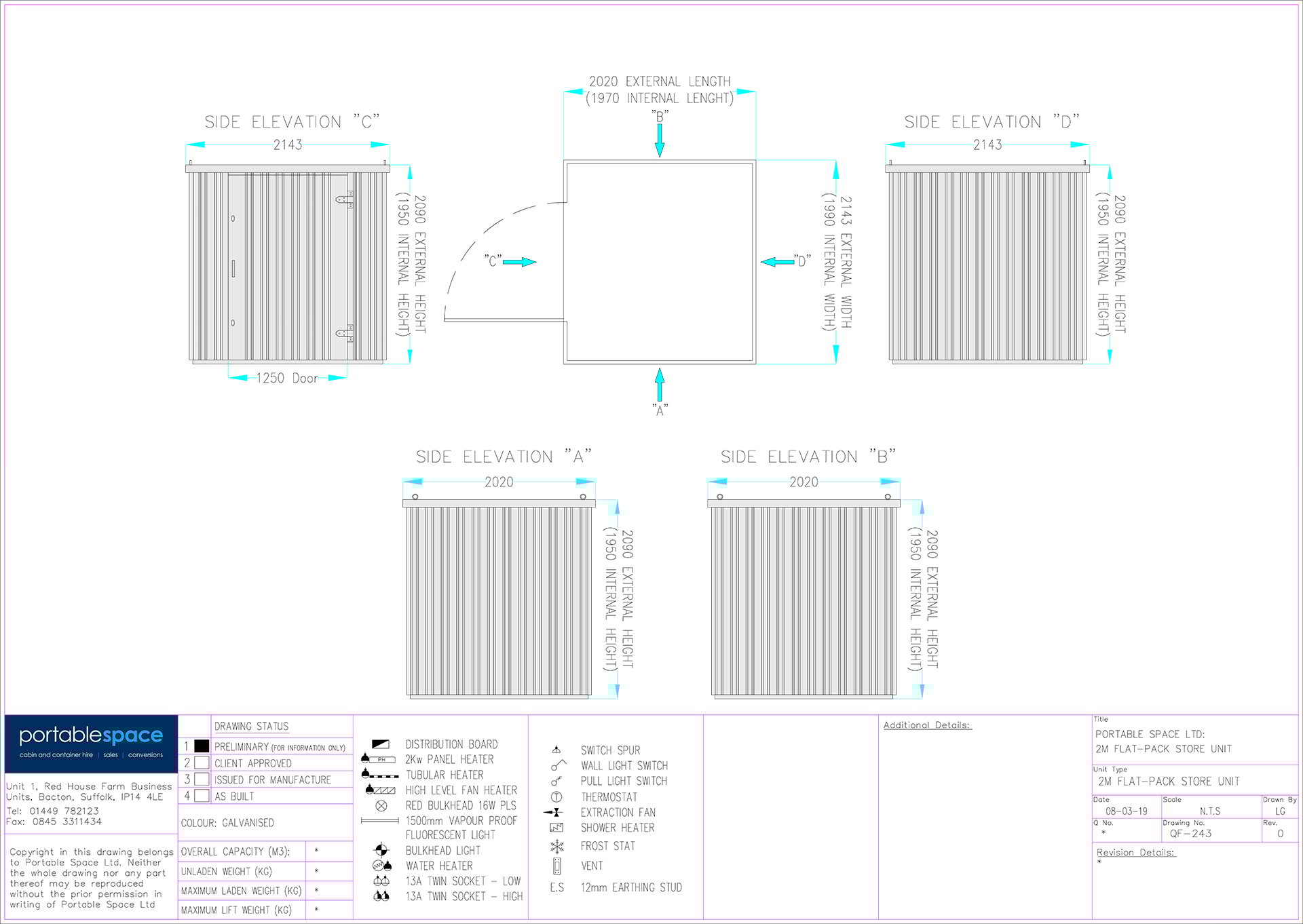 2m store layout drawing