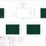 Layout Drawing 3m Store Powder Coated