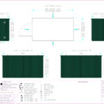 Layout Drawing 4m Flat Packed Container