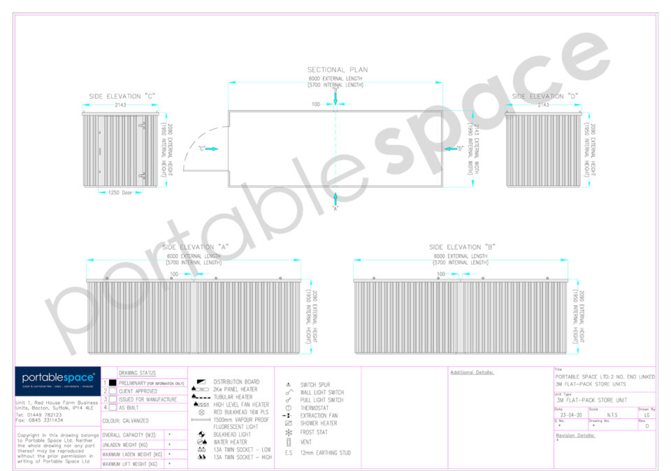 Layout Drawing 6m Store