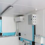 Electrics fitted for bespoke container conversion