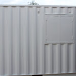 Bespoke secure window access container conversion