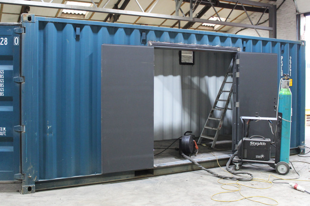 container conversion in progress