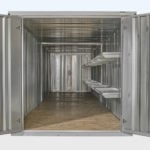 Linking two 6m flatpack containers to create a long storage space