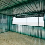 Interior view of kiosk and store side linked bundle