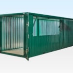 End linked flat pack kiosk and store bundle