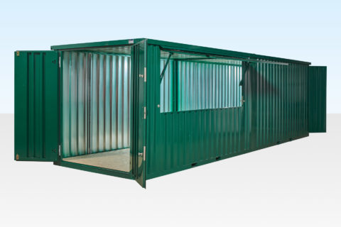 End linked flat pack kiosk and store bundle