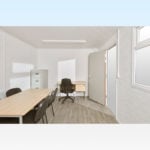 16ft Jackleg cabin with office furniture