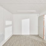 Interior of a 16ft portable jackleg office