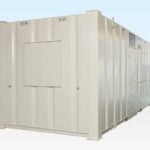 24ft White Anti-Vandal Site Cabin for Hire