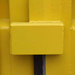 Lockbox for container (yellow)